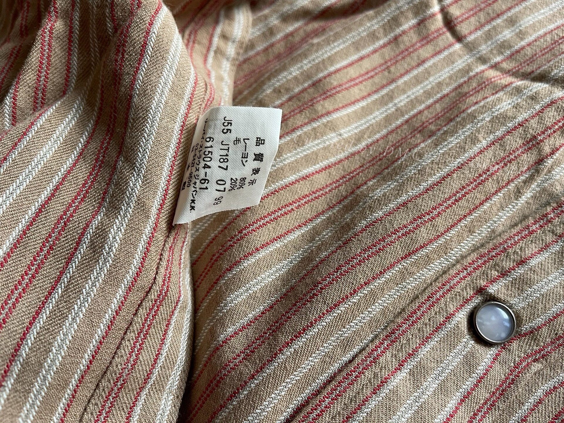Levis LVC Plaid Long-Sleeve Shirt 40