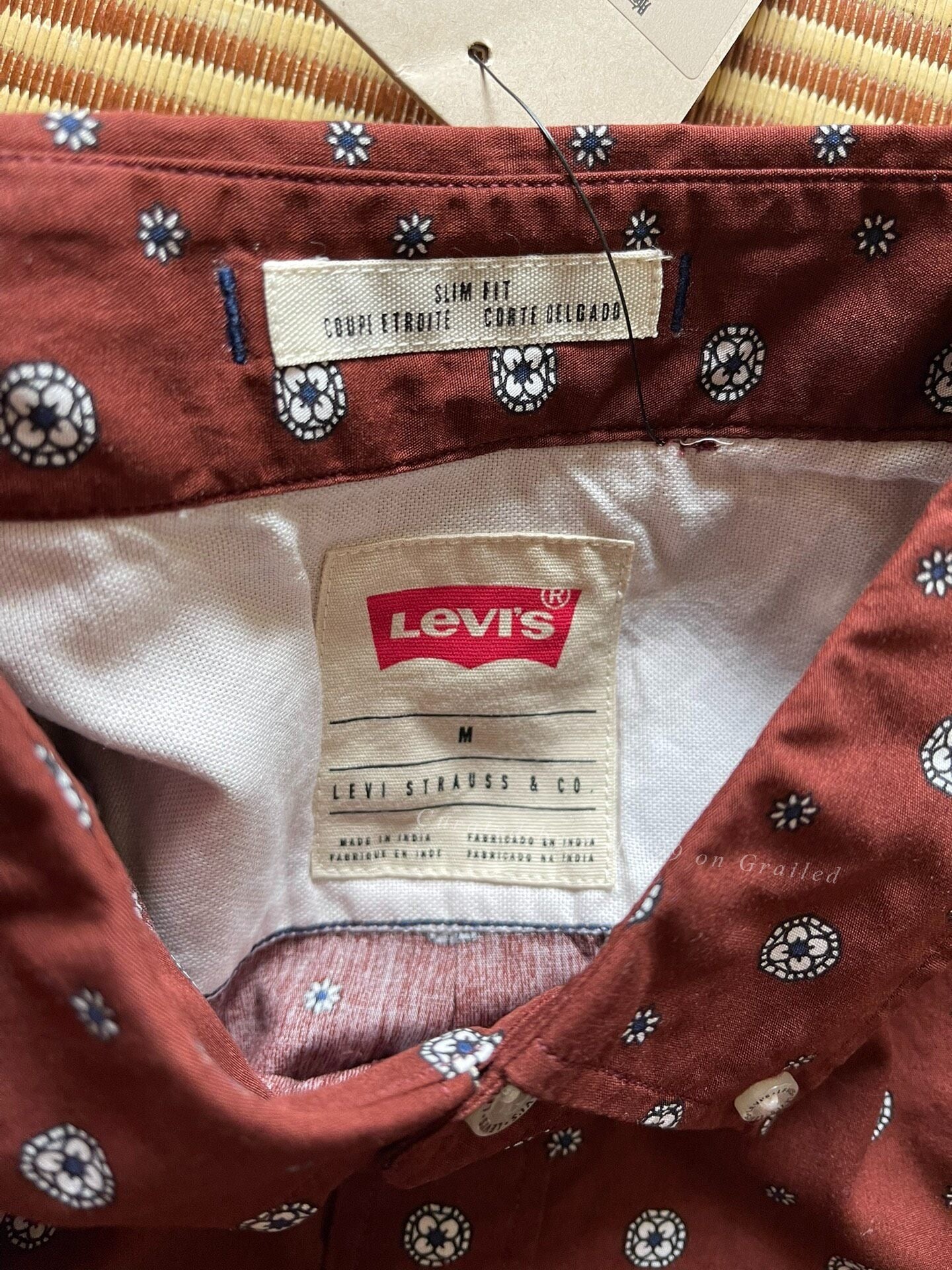 Levi's LVC Floral Long-Sleeve Shirt M