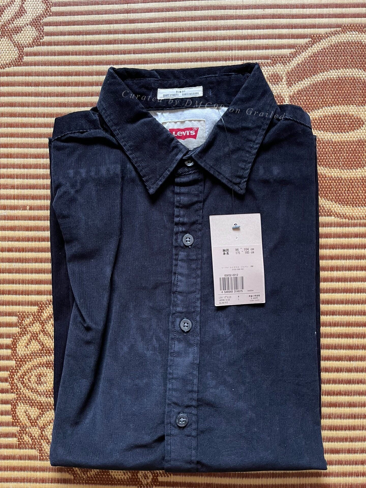 Levi's LVC Black Corduroy Slim Shirt
