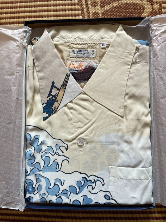 SUN SURF Hokusai Great Wave Hawaiian Shirt
