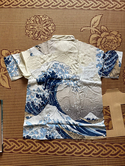 SUN SURF Hokusai Great Wave Hawaiian Shirt