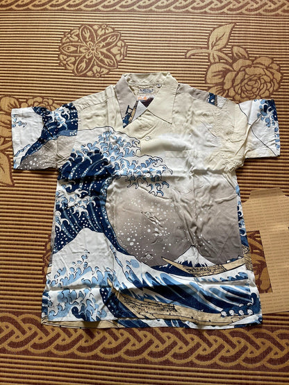 SUN SURF Hokusai Great Wave Hawaiian Shirt