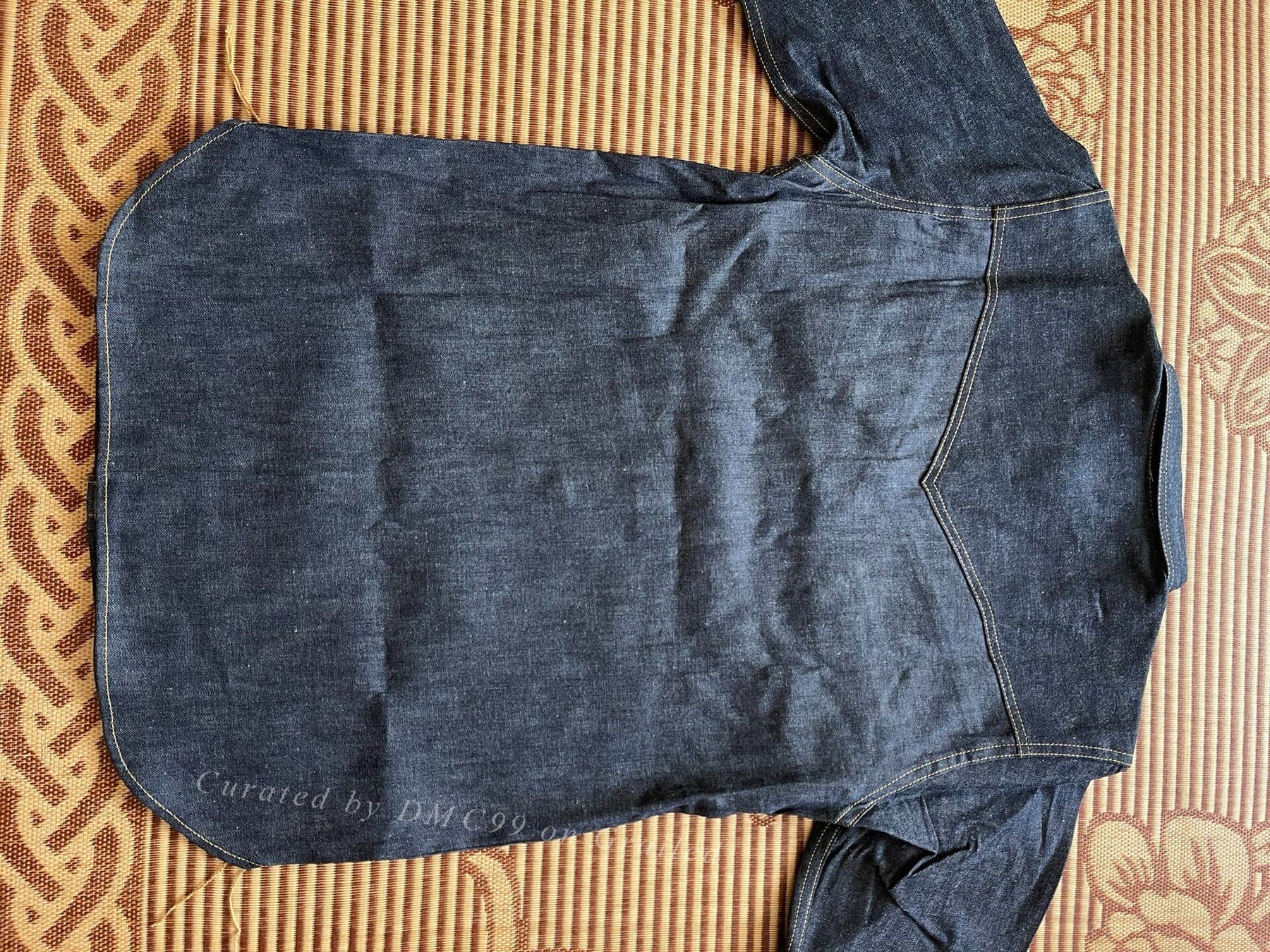 Joe McCoy Longhorn Western Denim Shirt