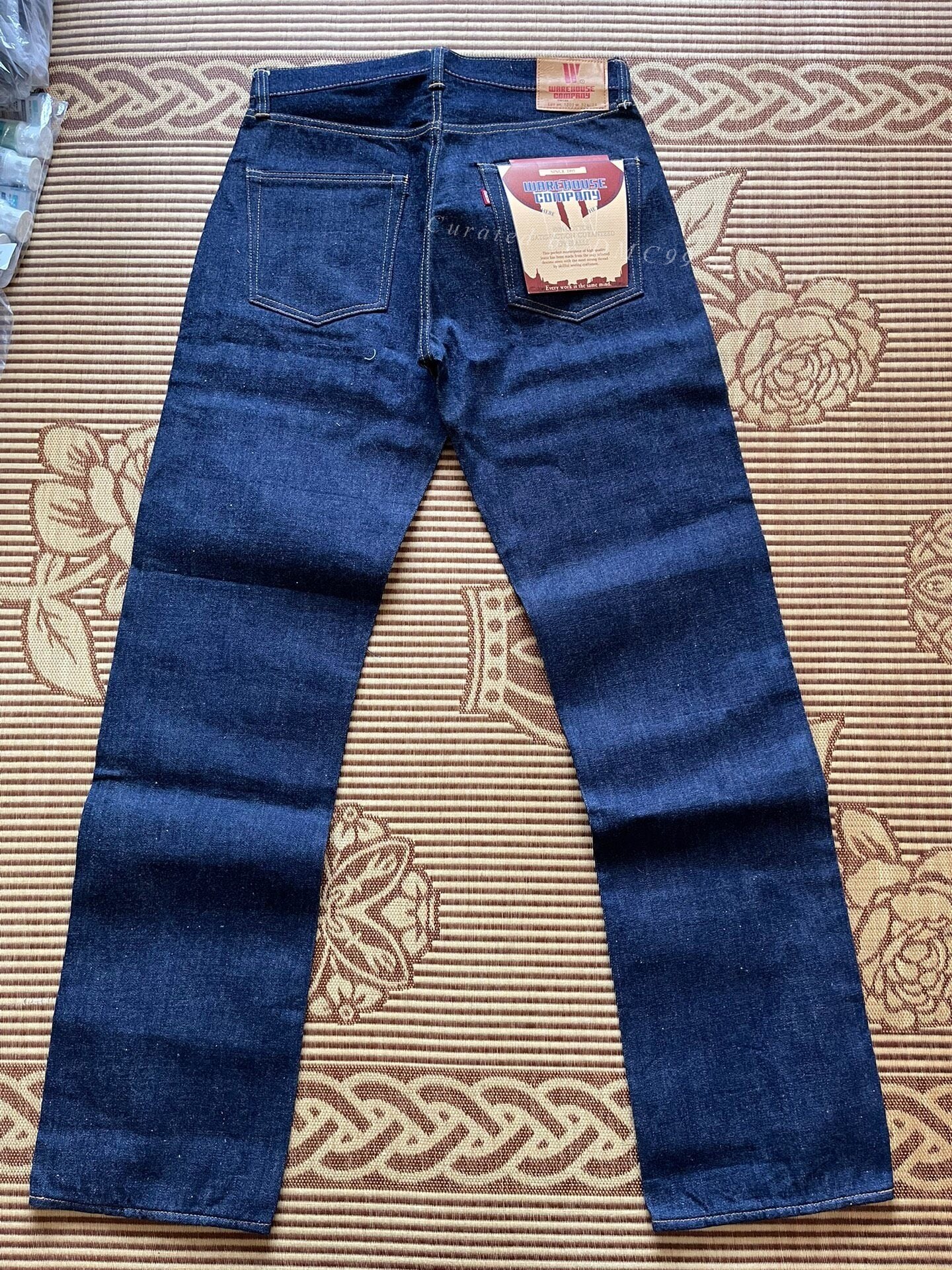 Warehouse Big W Twin Raw Denim Jeans