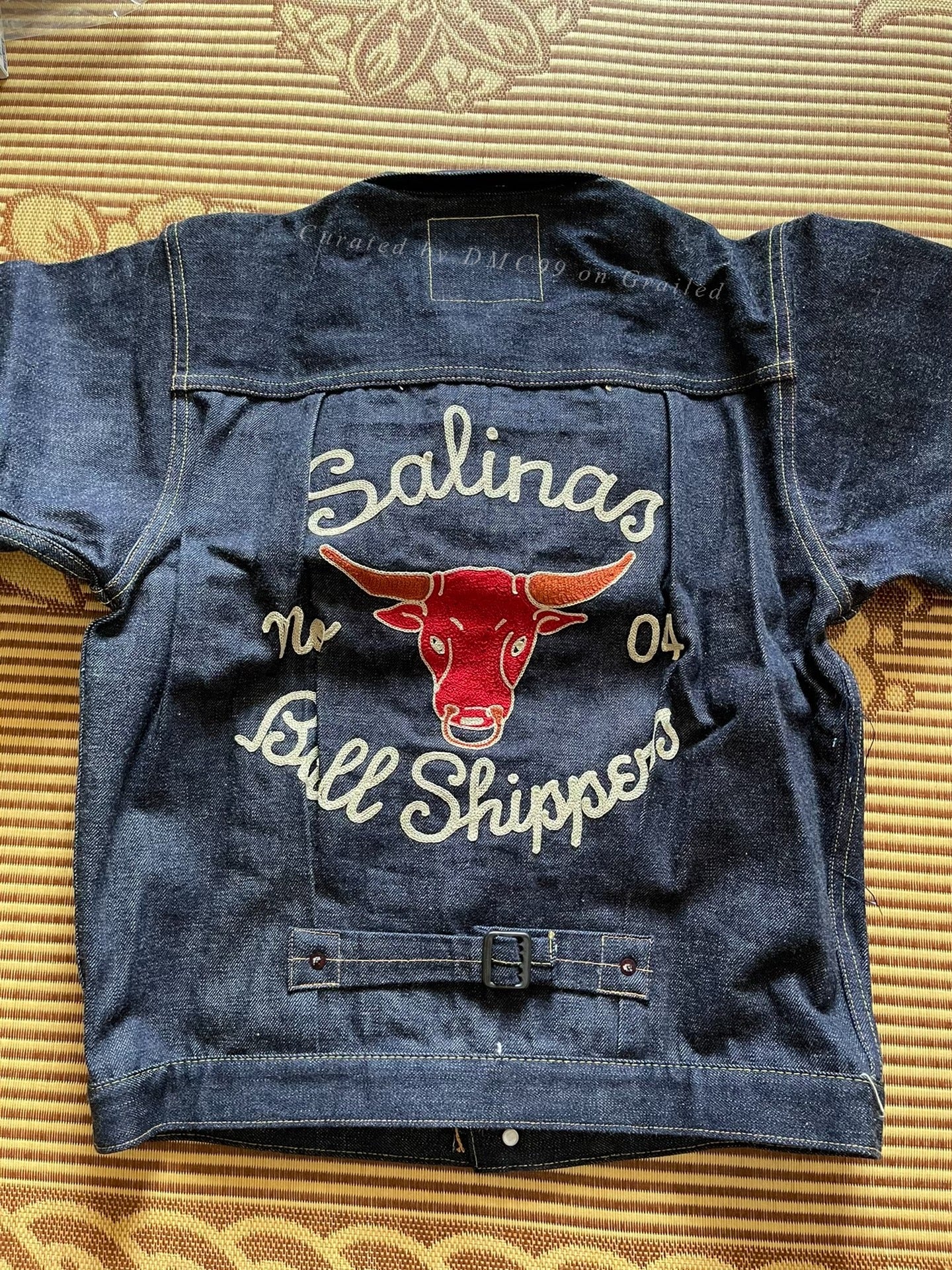 Warehouse 10th Anniversary Embroidered Denim Jacket