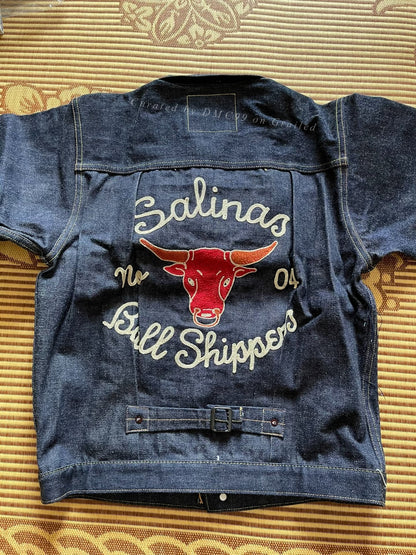 Warehouse 10th Anniversary Embroidered Denim Jacket