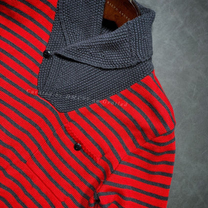 RRL Retro Horizontal Stripe Slim Sweater
