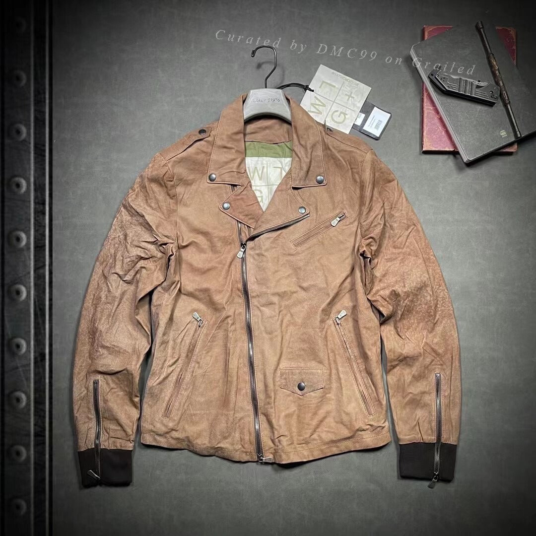 Giorgio Brato Men's Sanded Lambskin Jacket