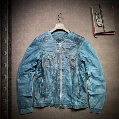 Men's Giorgio Brato Sheepskin Leather Jacket