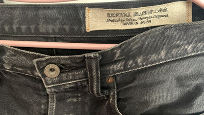Kapital Washed Gray Gemstone Jeans