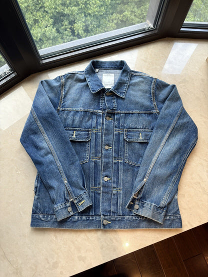 Visvim DMGD-1001 Washed Denim Jacket