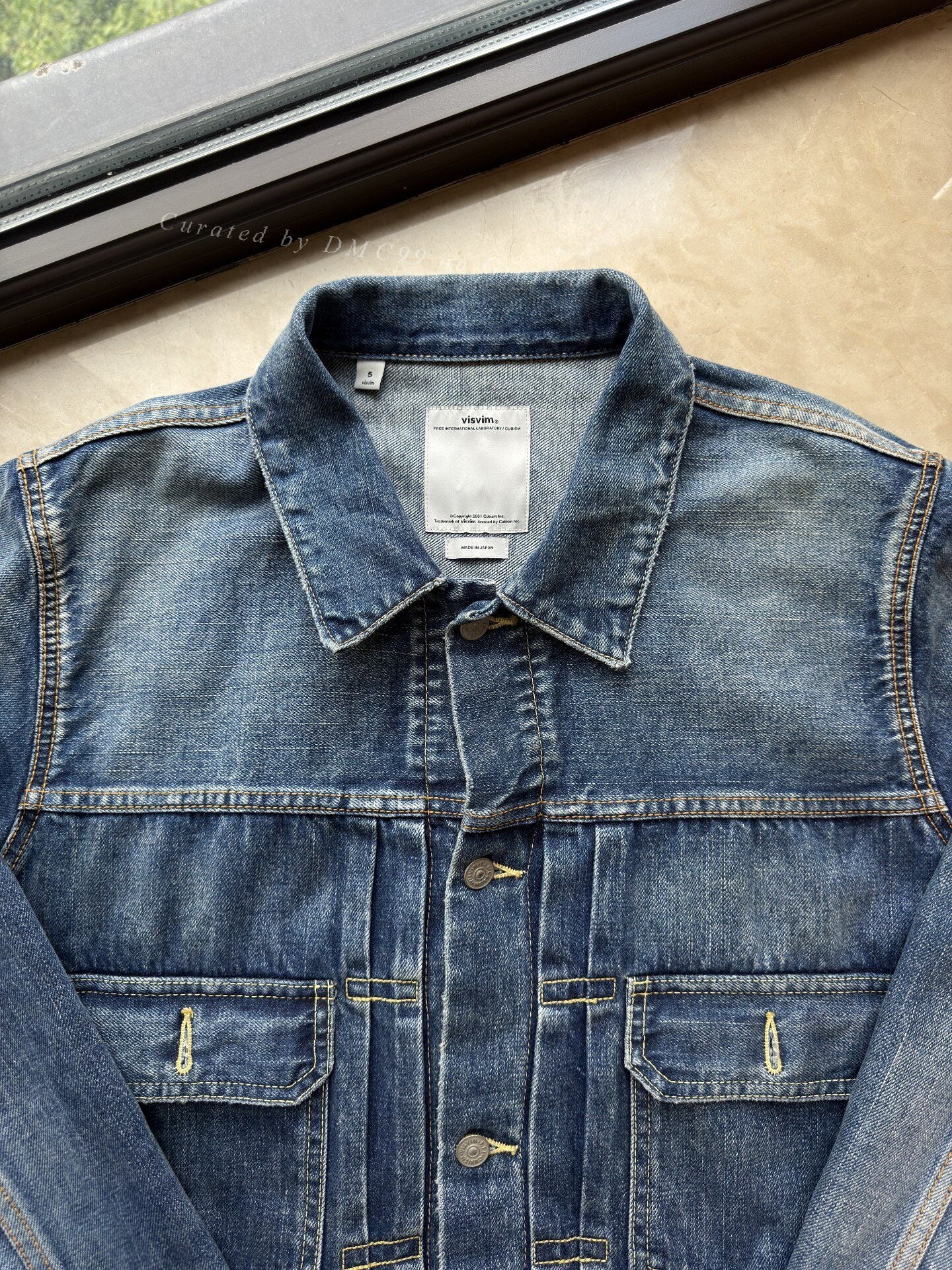 Visvim DMGD-1001 Washed Denim Jacket
