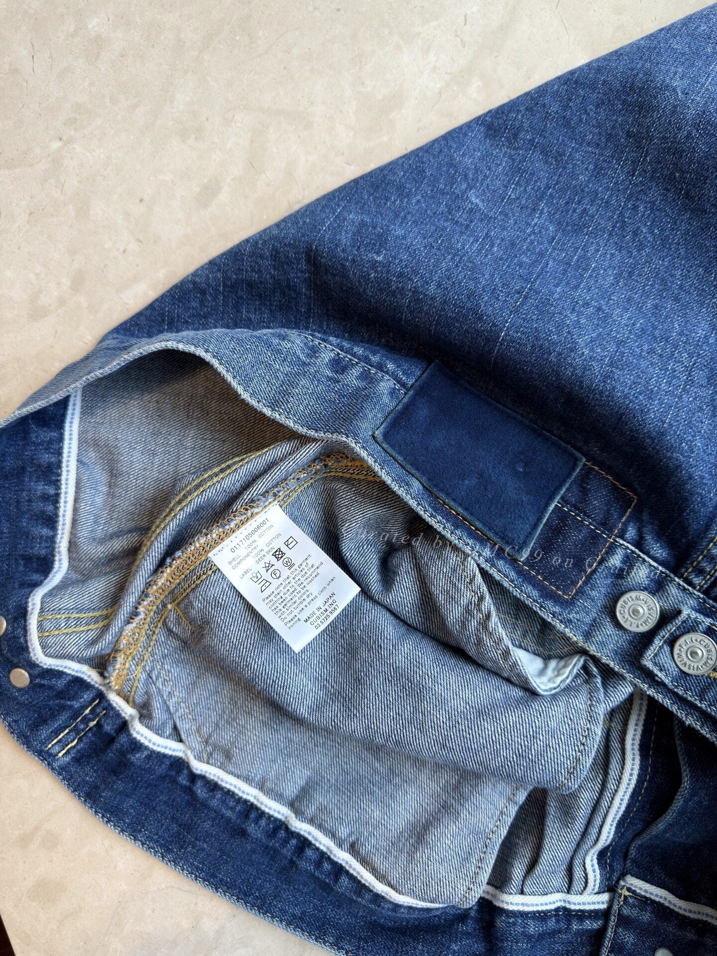 Visvim DMGD-1001 Washed Denim Jacket
