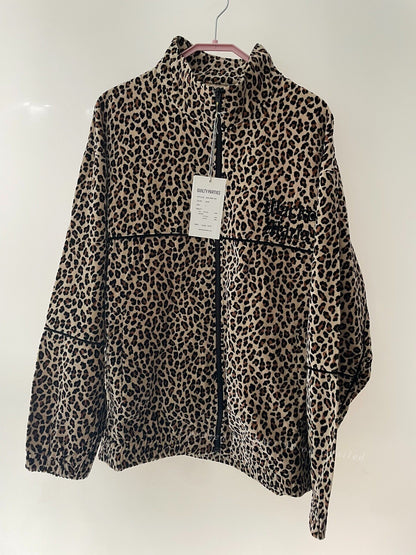 Wacko Maria Leopard Velvet Track Jacket