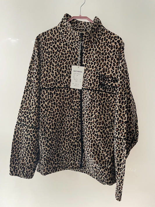 Wacko Maria Leopard Velvet Track Jacket