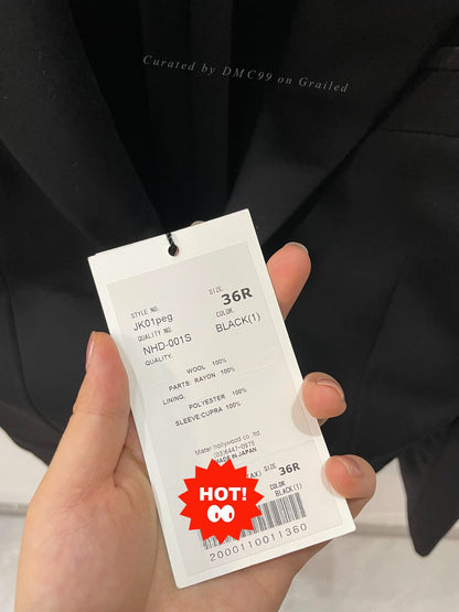 N.HOOLYWOOD 23AW Loose Wool Tailored Jacket