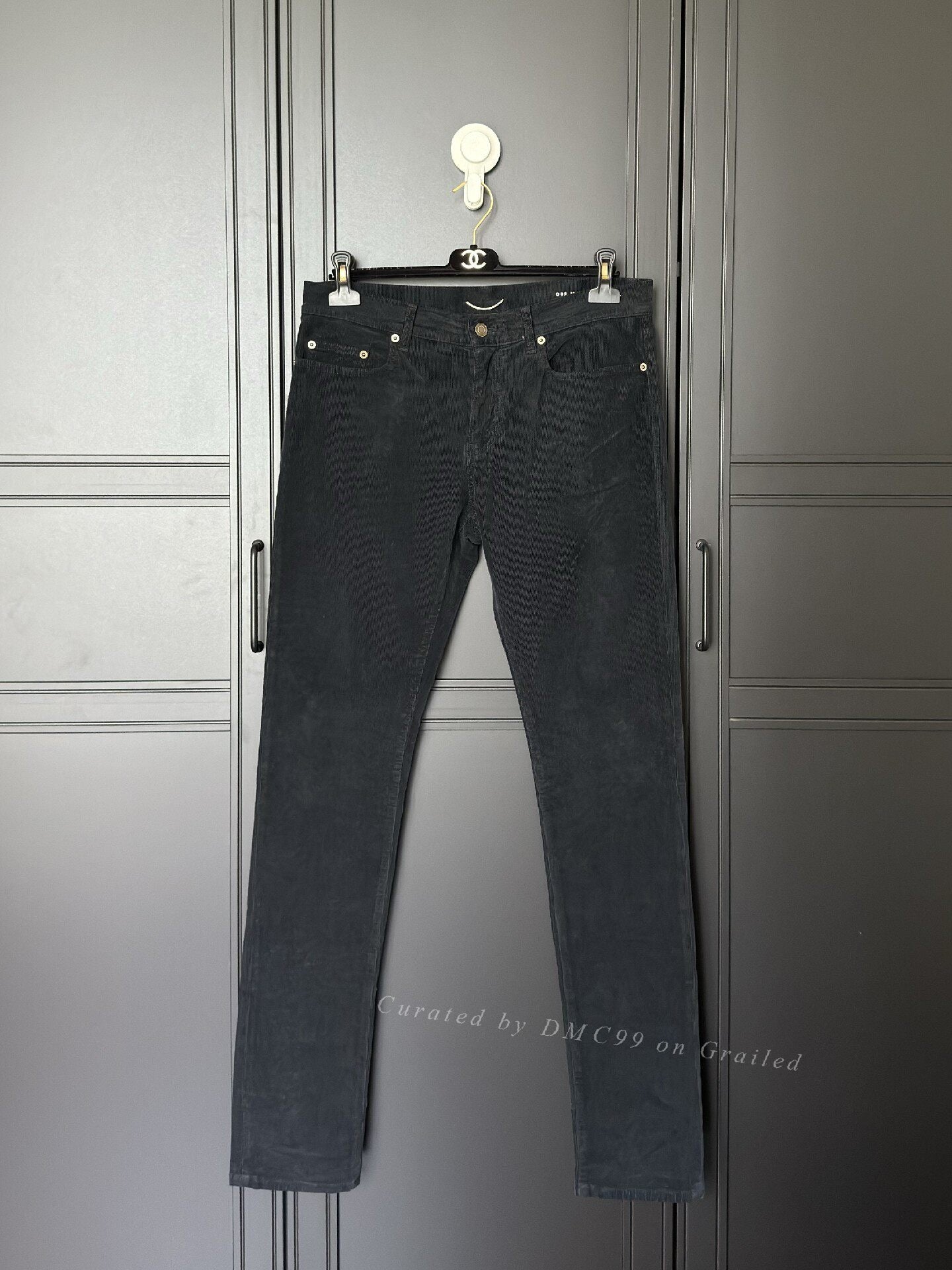 Saint Laurent Men's Velvet Jeans