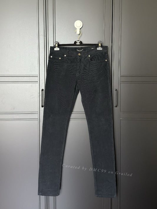 Saint Laurent Men's Velvet Jeans