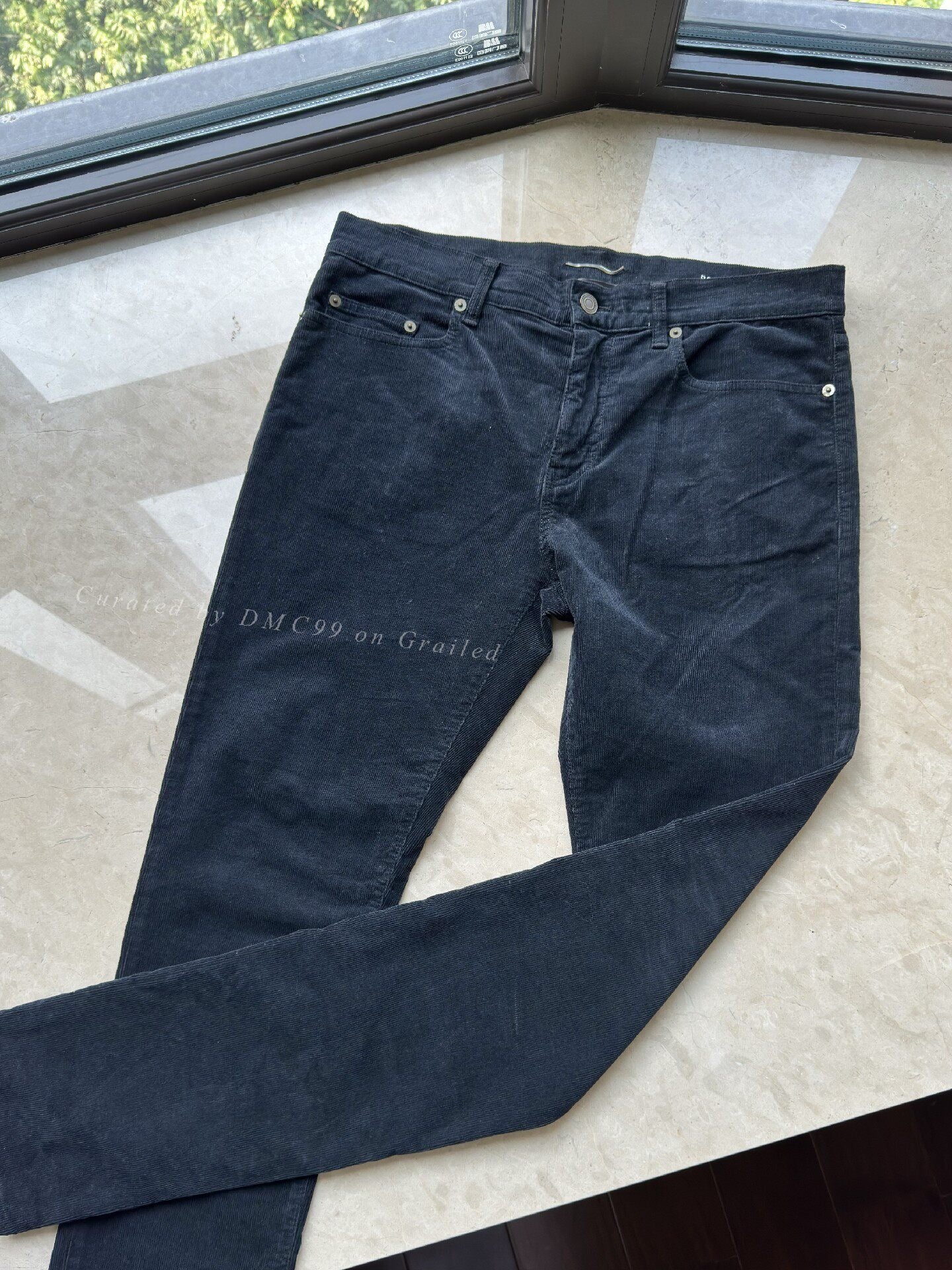 Saint Laurent Men's Velvet Jeans
