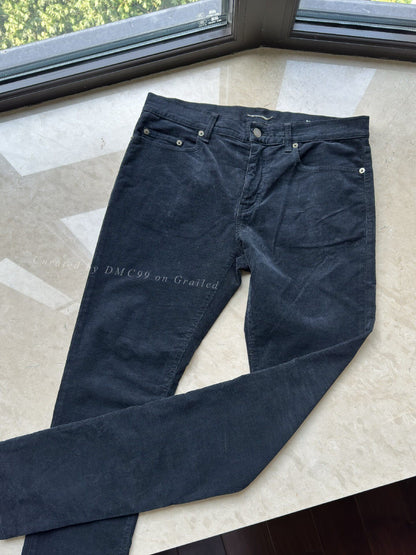 Saint Laurent Men's Velvet Jeans