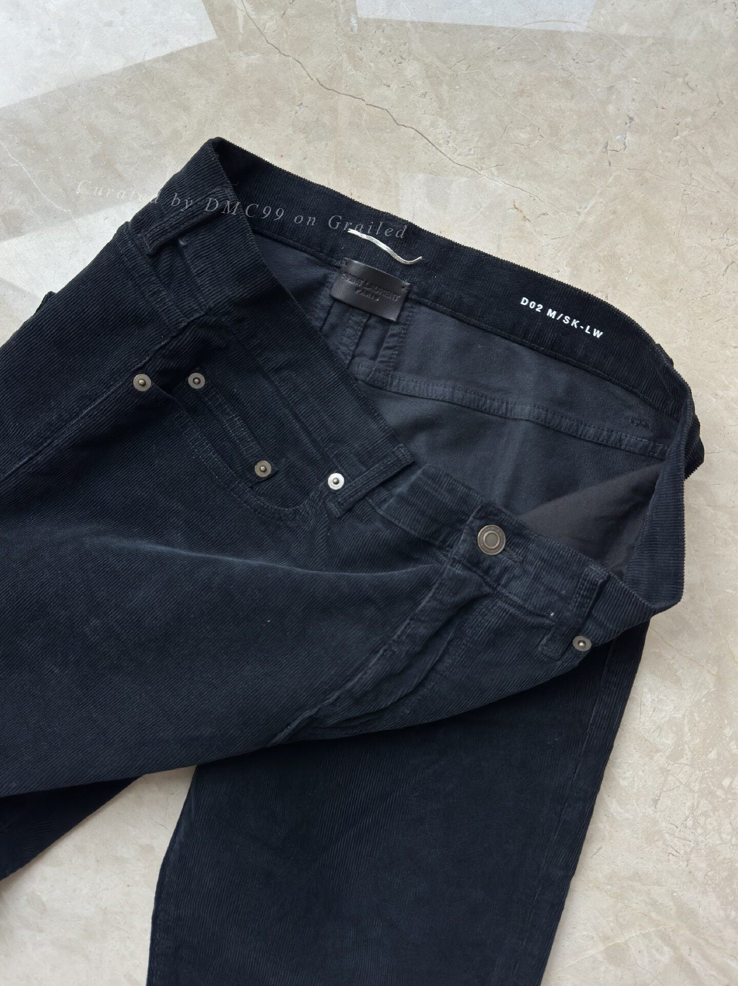 Saint Laurent Men's Velvet Jeans
