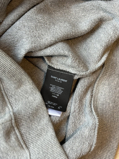 Saint Laurent Men's Zip Round Neck Top