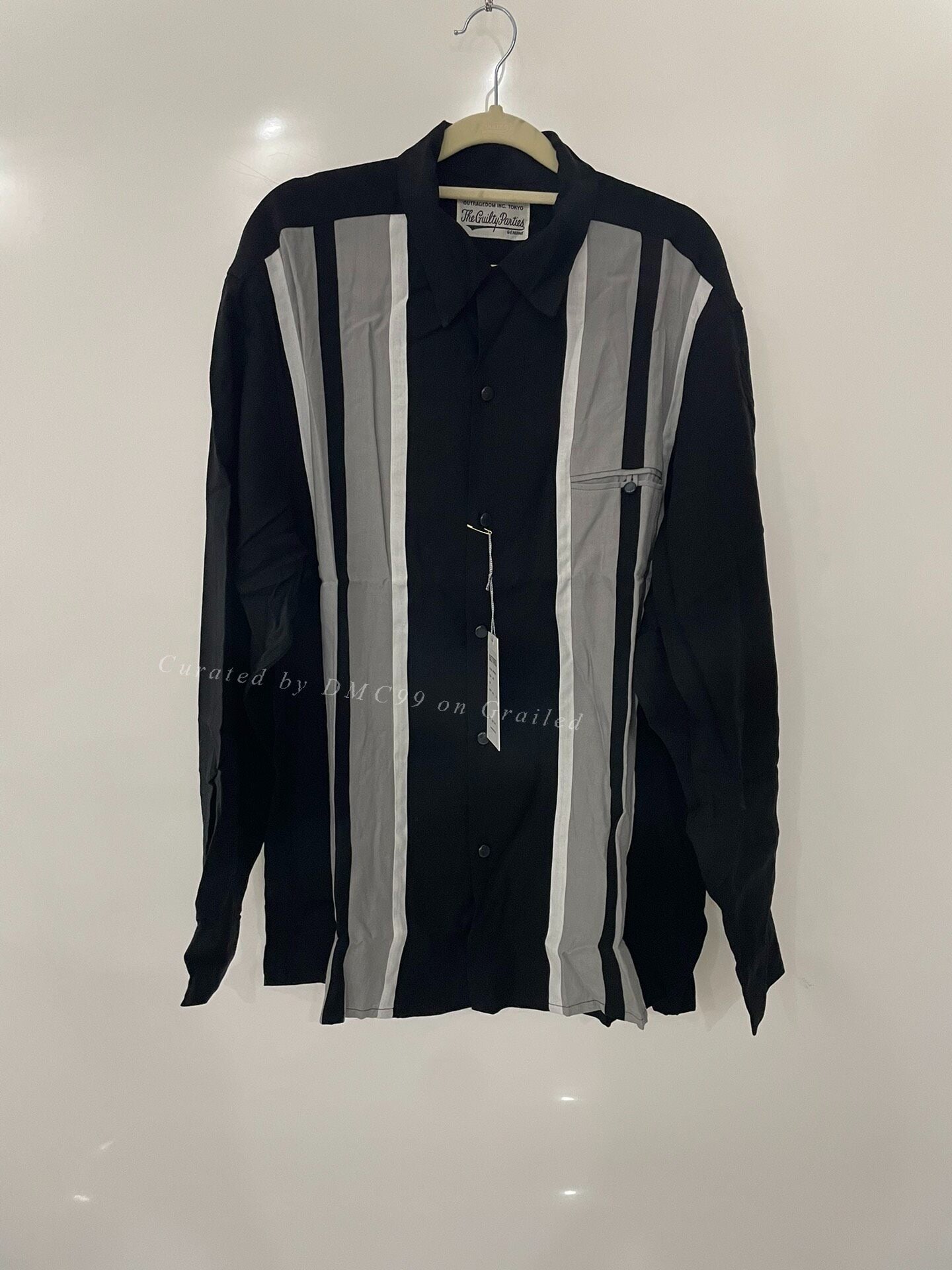 WACKOMARIA 23FW Striped Long-Sleeve Shirt