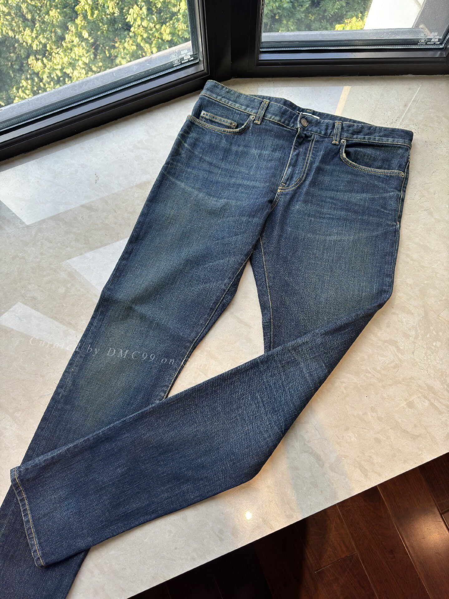 Saint Laurent Men's Vintage Blue Jeans