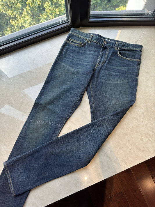 Saint Laurent Men's Vintage Blue Jeans