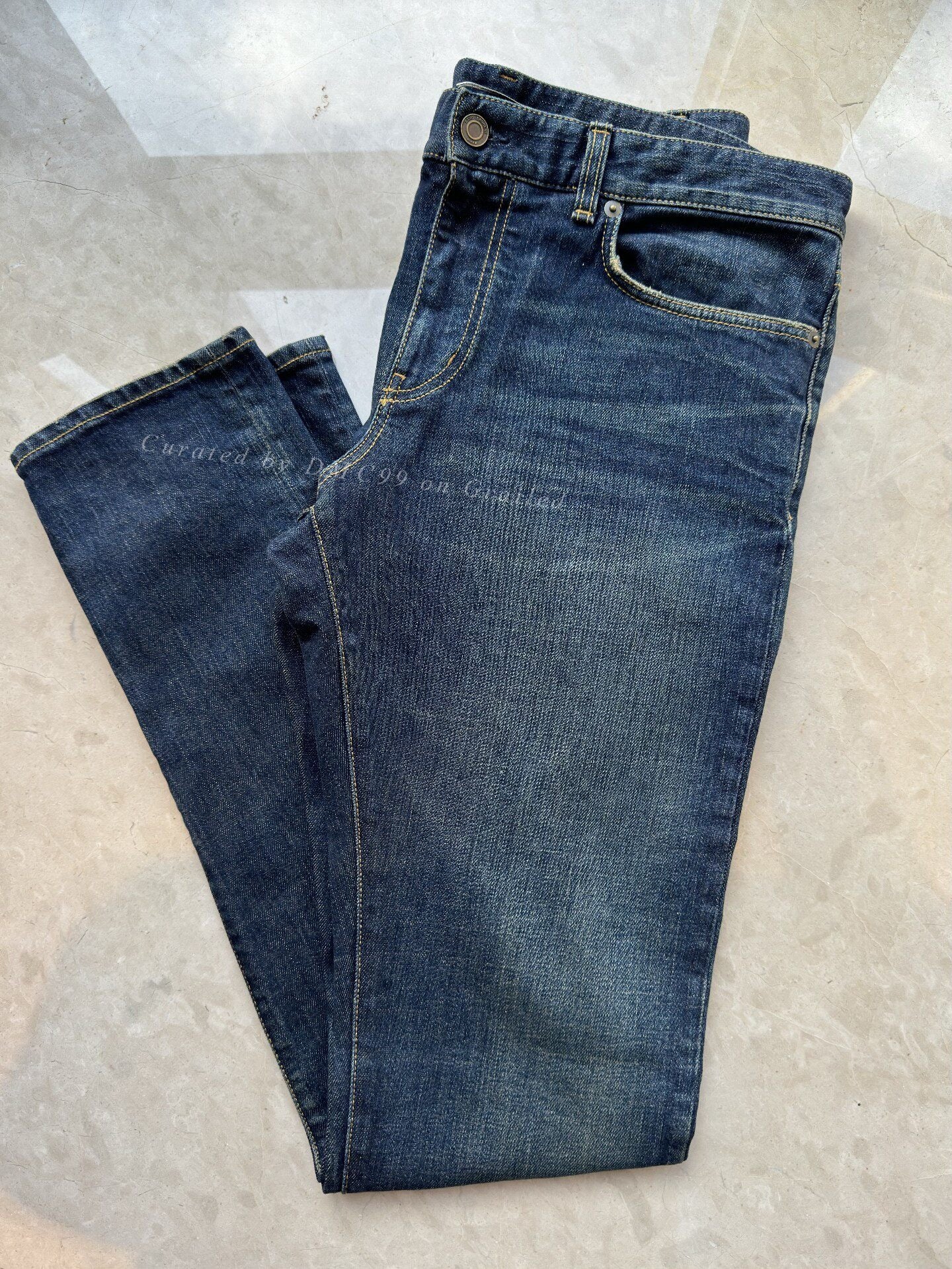 Saint Laurent Men's Vintage Blue Jeans
