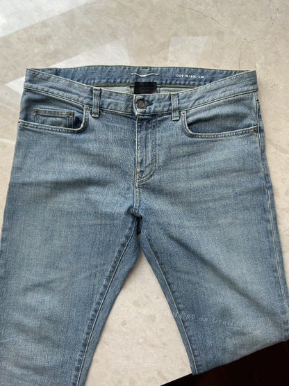 YSL/SLP Men's Washed Blue Jeans