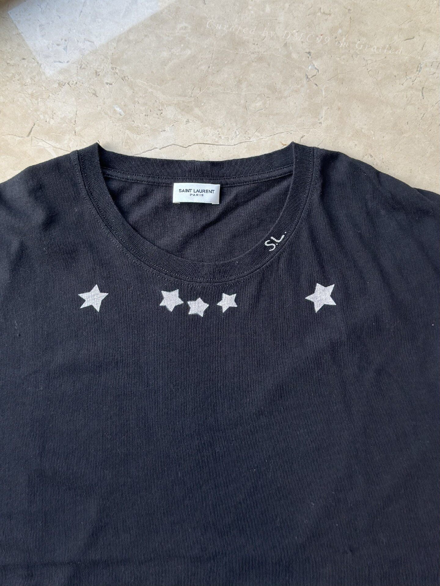 YSL/SLP Men's Classic Star Collar T-shirt