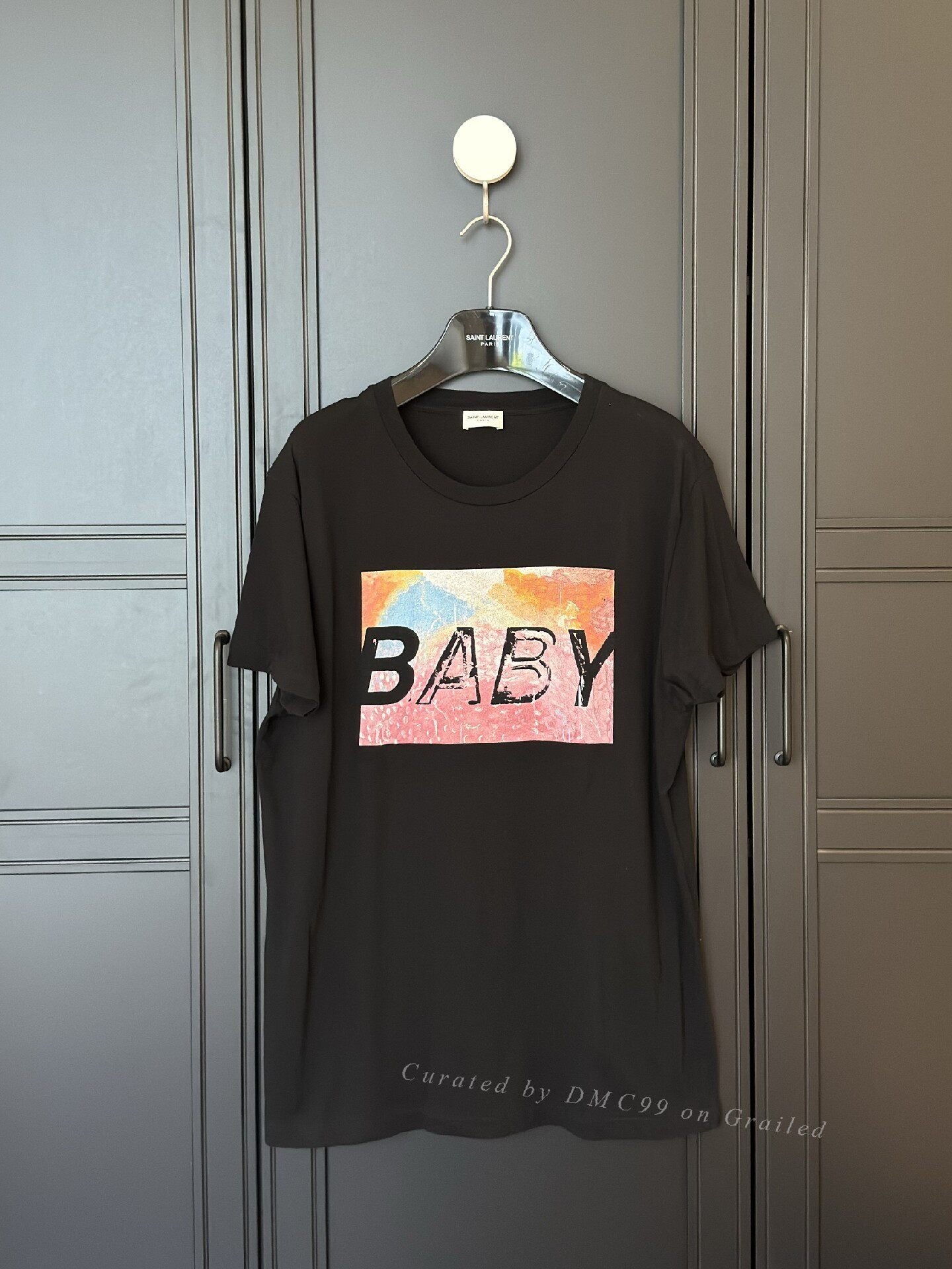 YSL/SLP Men's Classic BABY Print T-Shirt