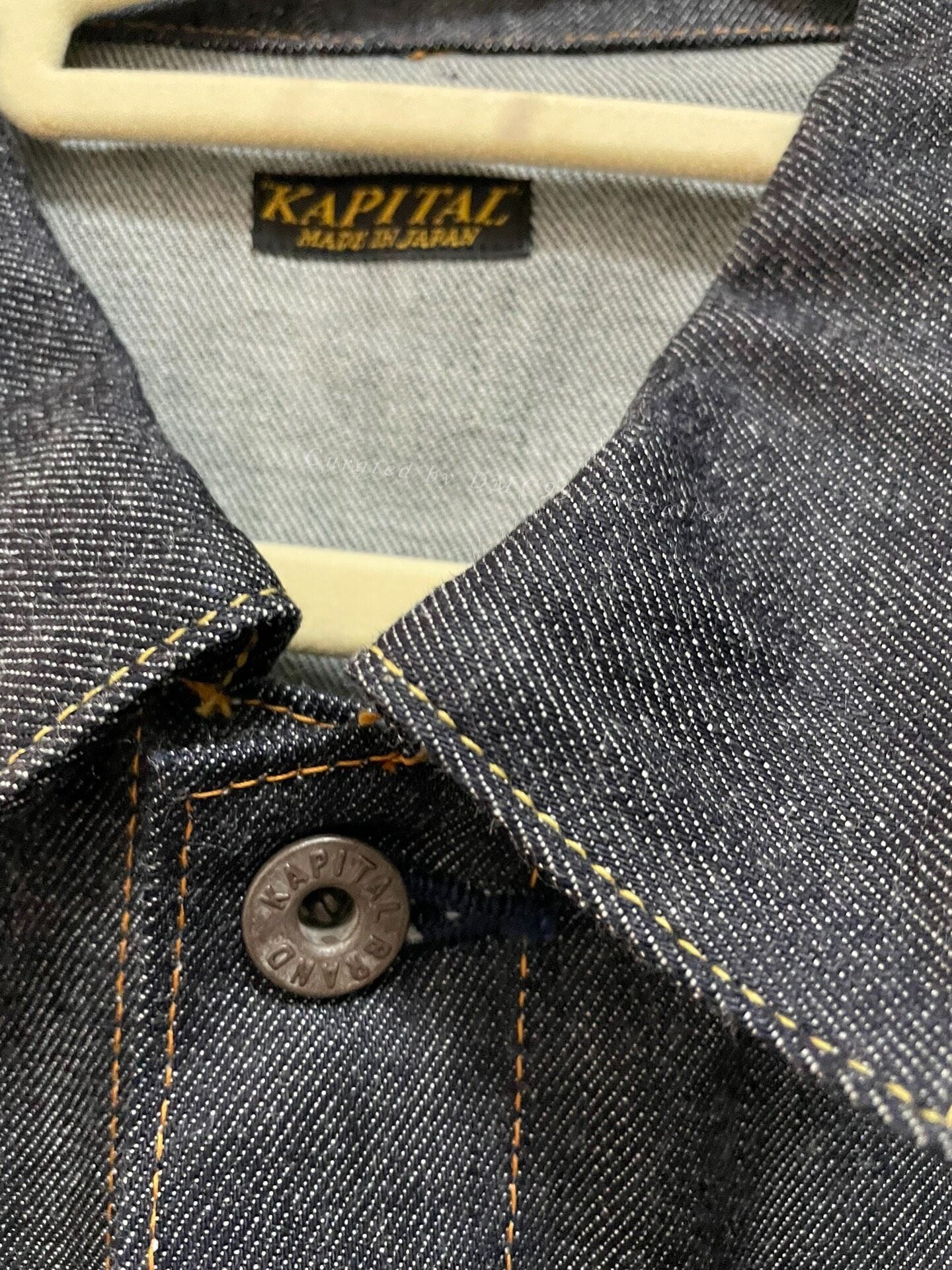 KAPITAL 22SS Palm Tree Jacquard Denim Jacket