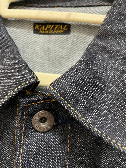 KAPITAL 22SS Palm Tree Jacquard Denim Jacket