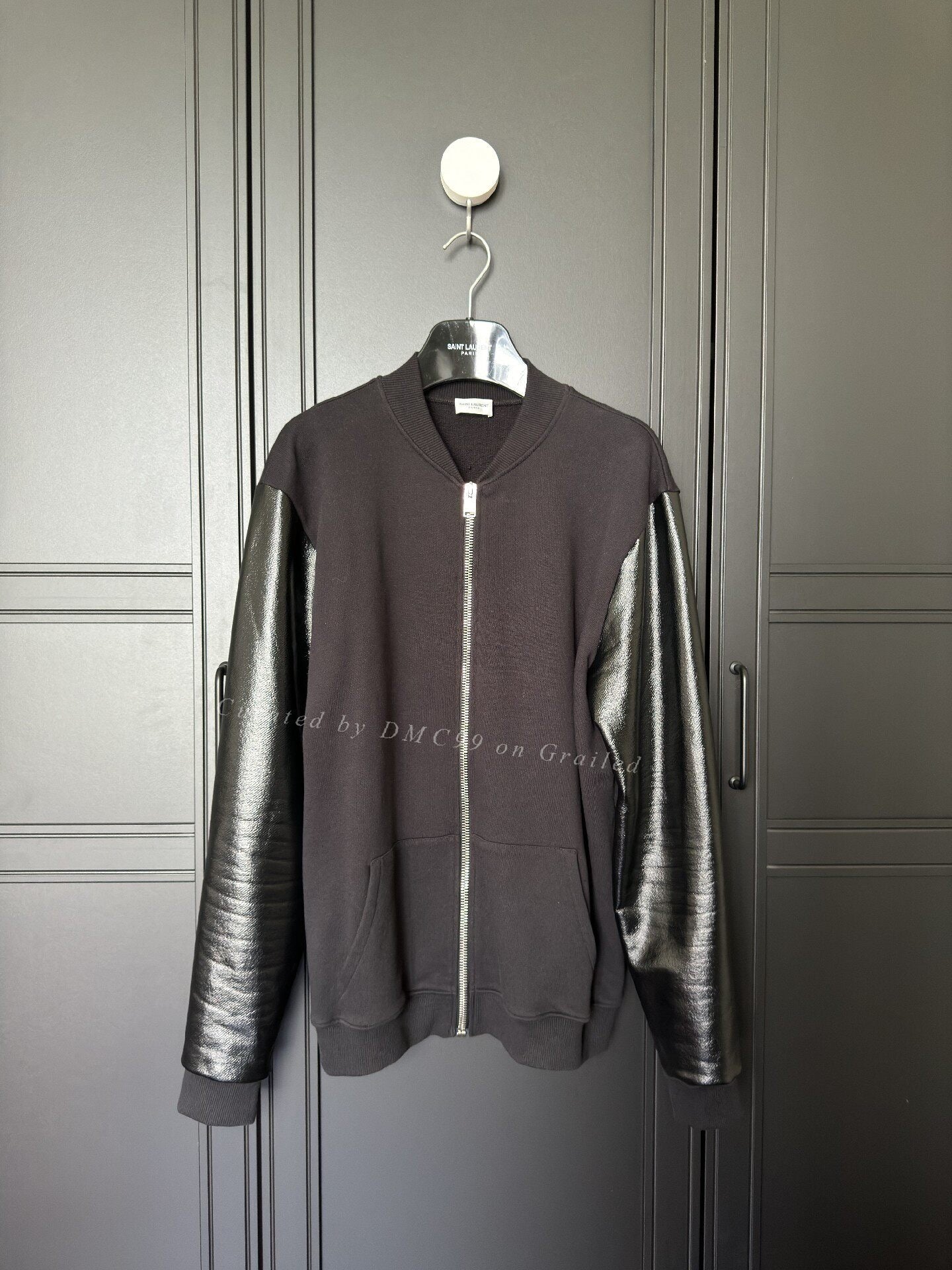 YSL Men's Patchwork Baseball Jacket