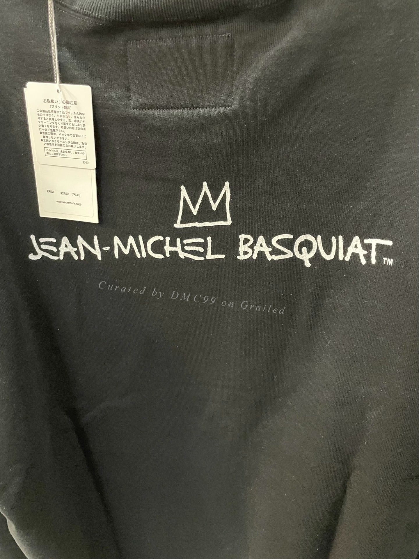 WACKOMARIA 23SS Basquiat Print Crewneck