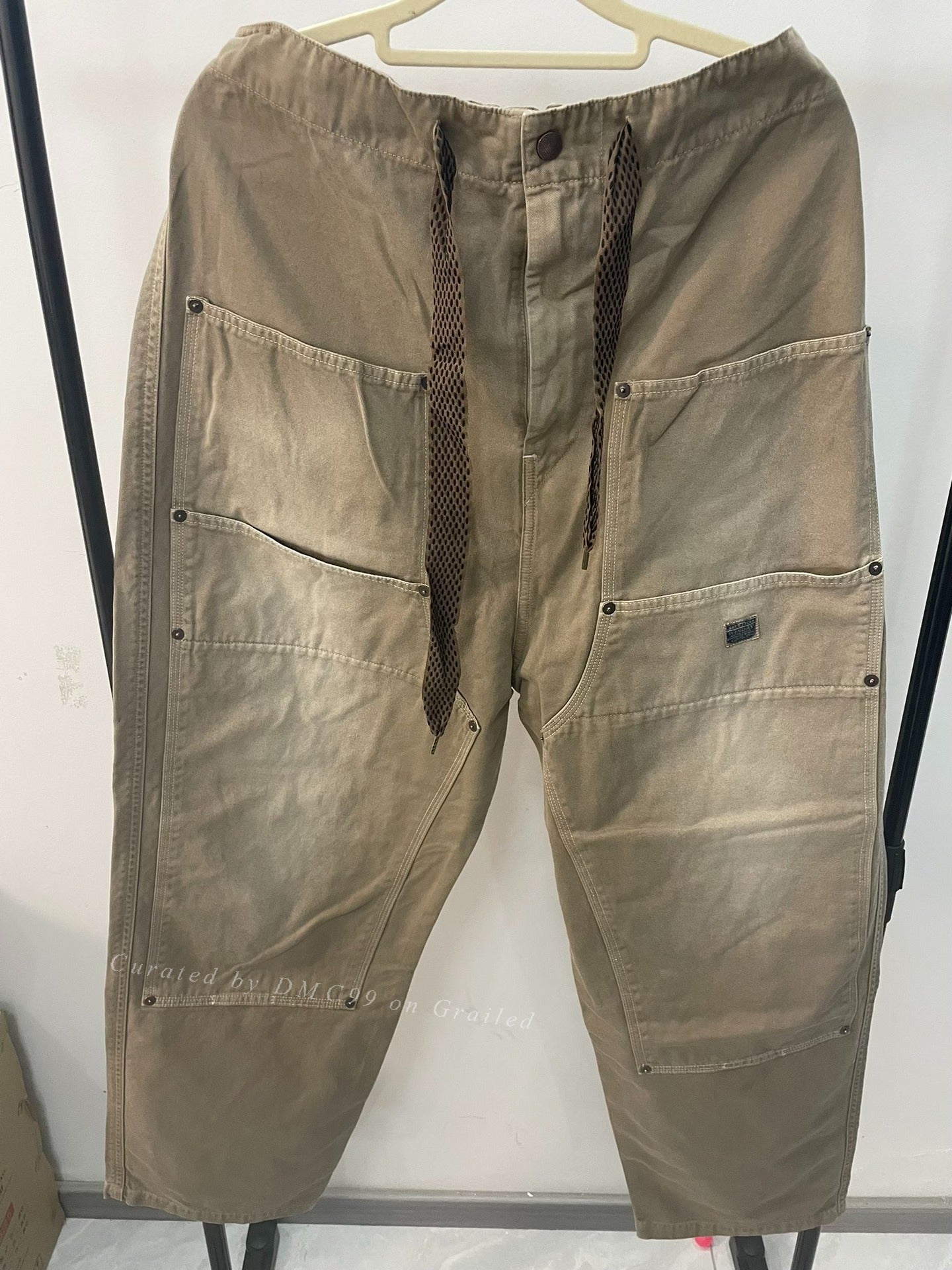 KAPITAL Cotton Drawstring Casual Pants
