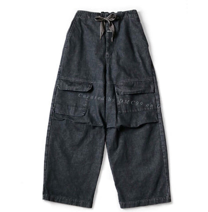 Kapital Large Pocket Drawstring Jeans Unisex