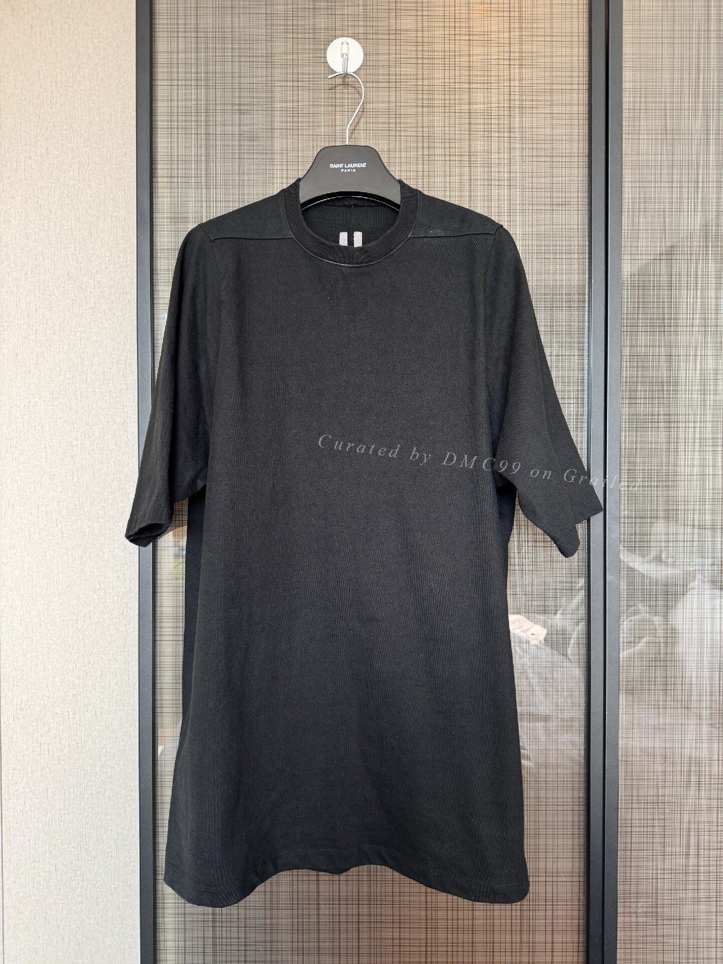 Rick Owens Men's Long Crew Neck T-shirt