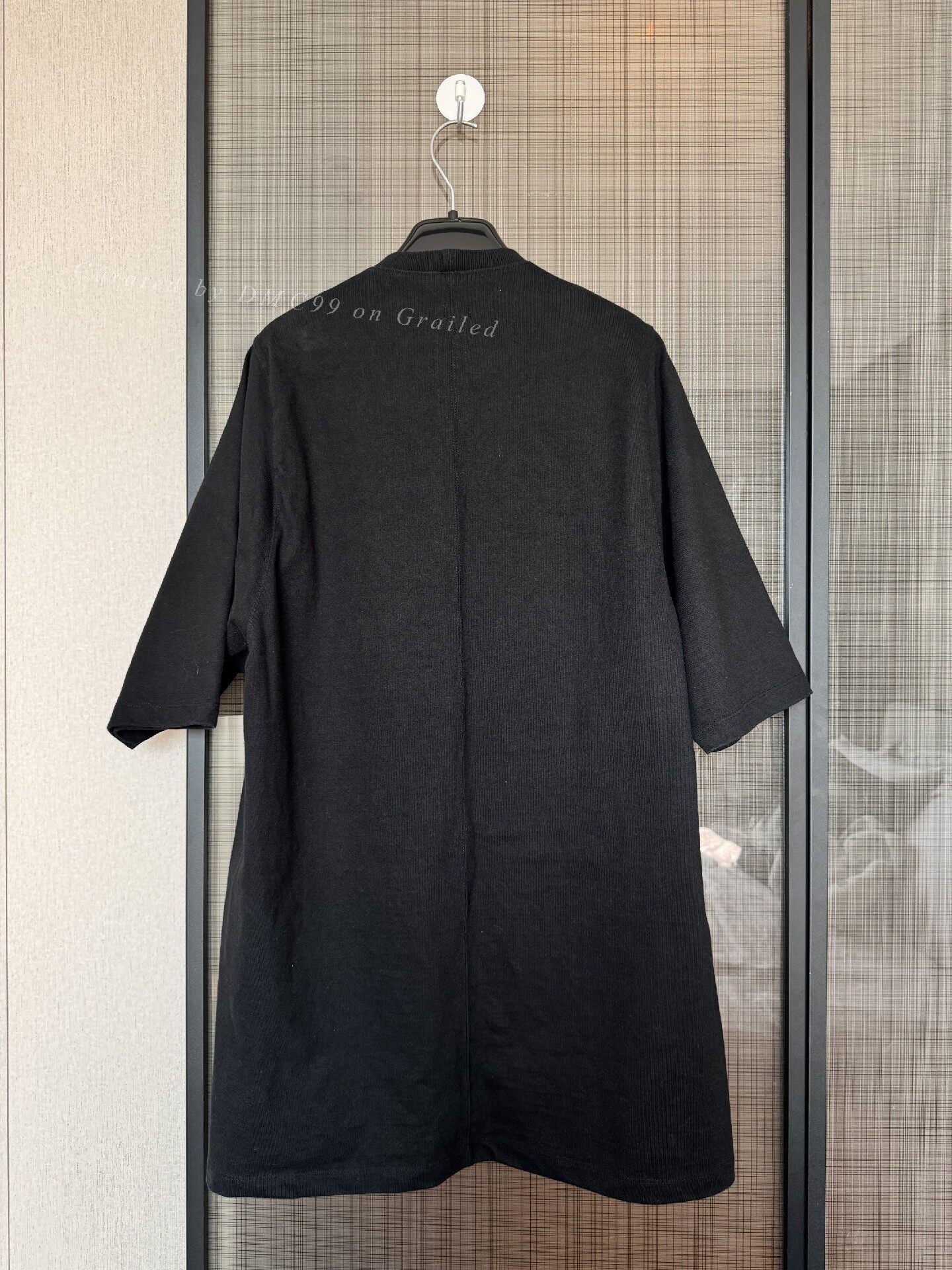 Rick Owens Men's Long Crew Neck T-shirt