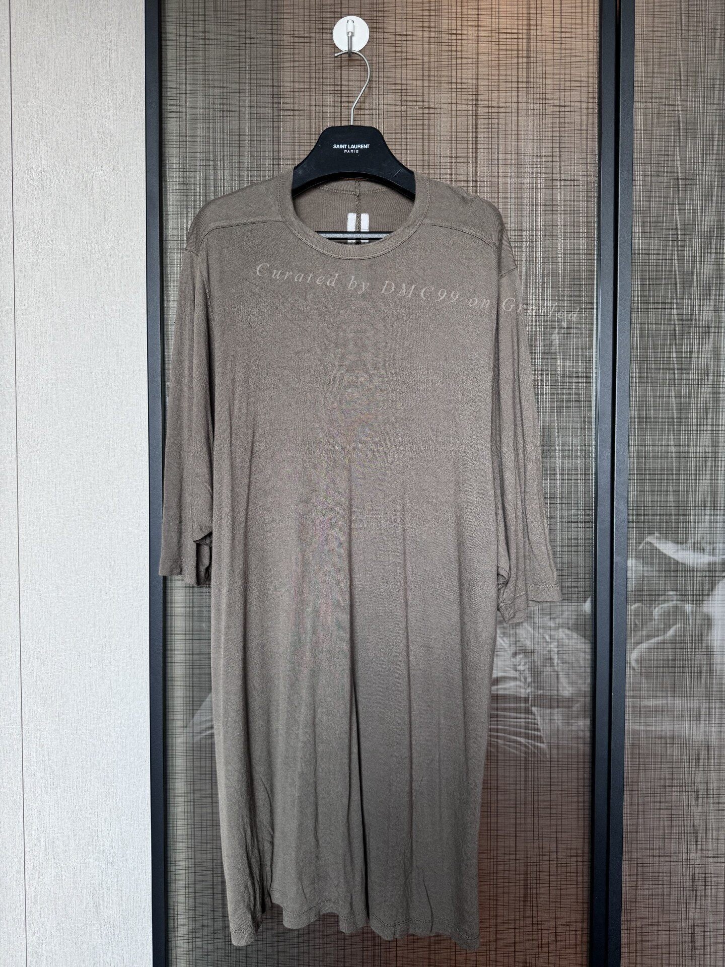 Rick Owens Men's Long Crewneck T-shirt