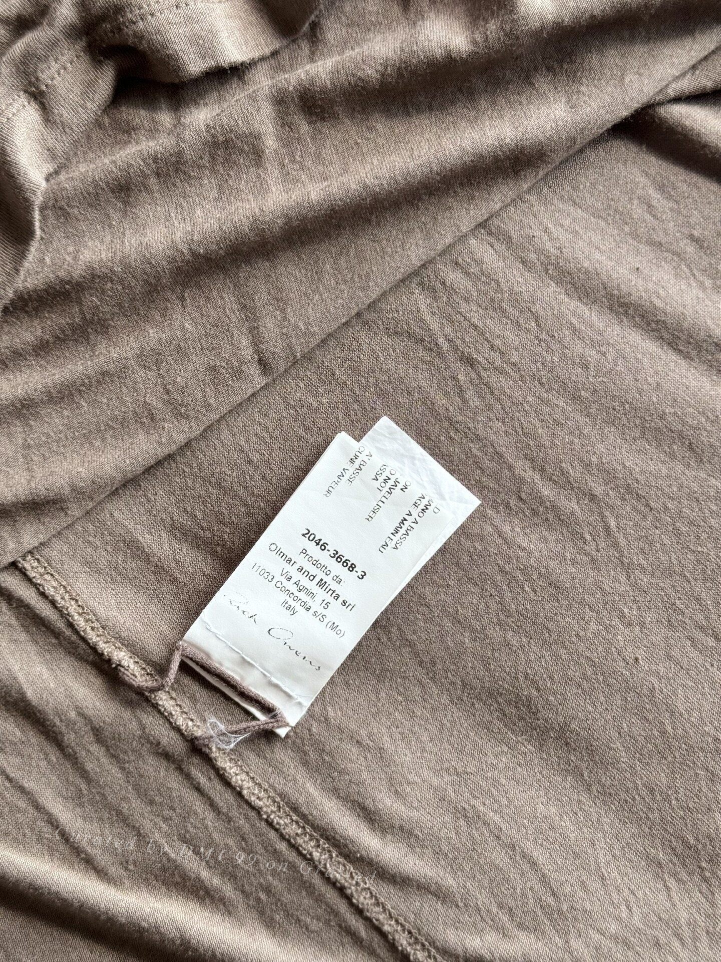 Rick Owens Men's Long Crewneck T-shirt