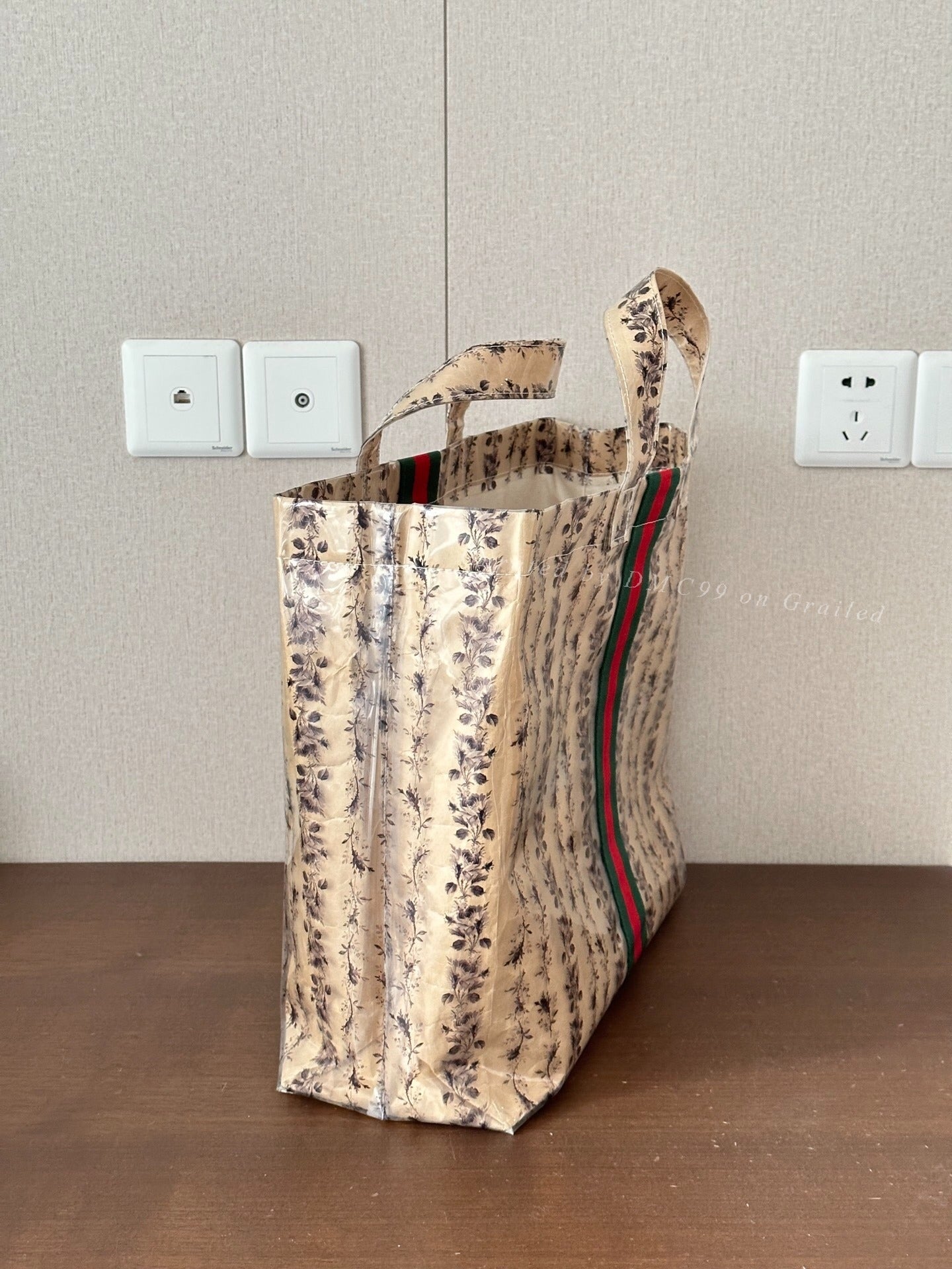 CDG x Gucci Limited Print Tote Bag
