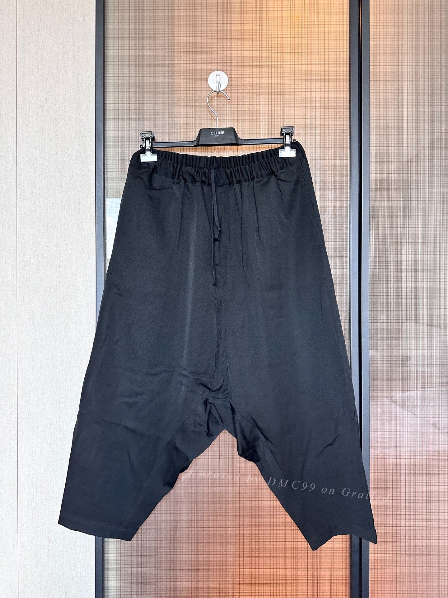 COMME DES GARCONS Black Elastic Waist Casual Pants