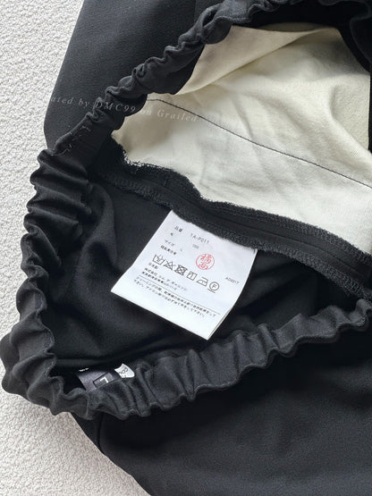 COMME DES GARCONS Black Elastic Waist Casual Pants