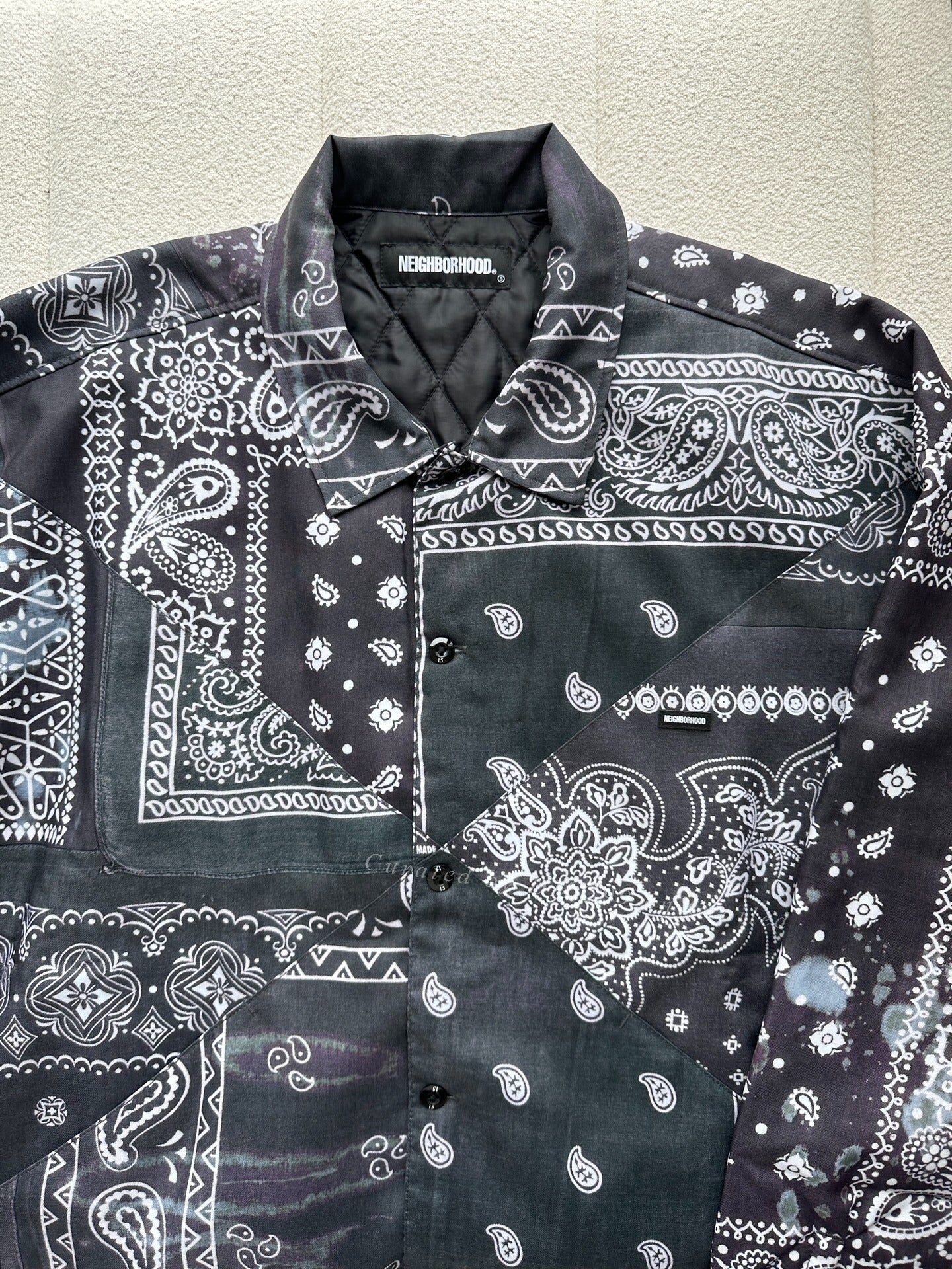 NEIGHBORHOOD Bandana Chopped Cotton Jacket
