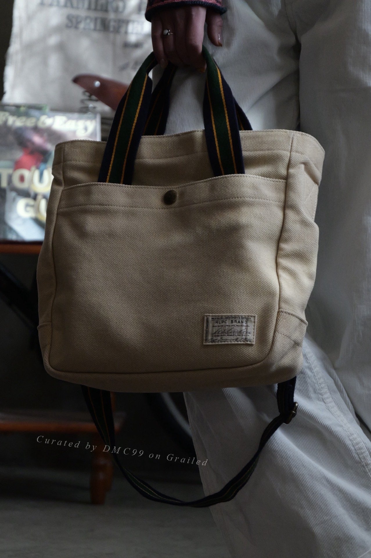 Ralph Lauren IVY Style Canvas Bag