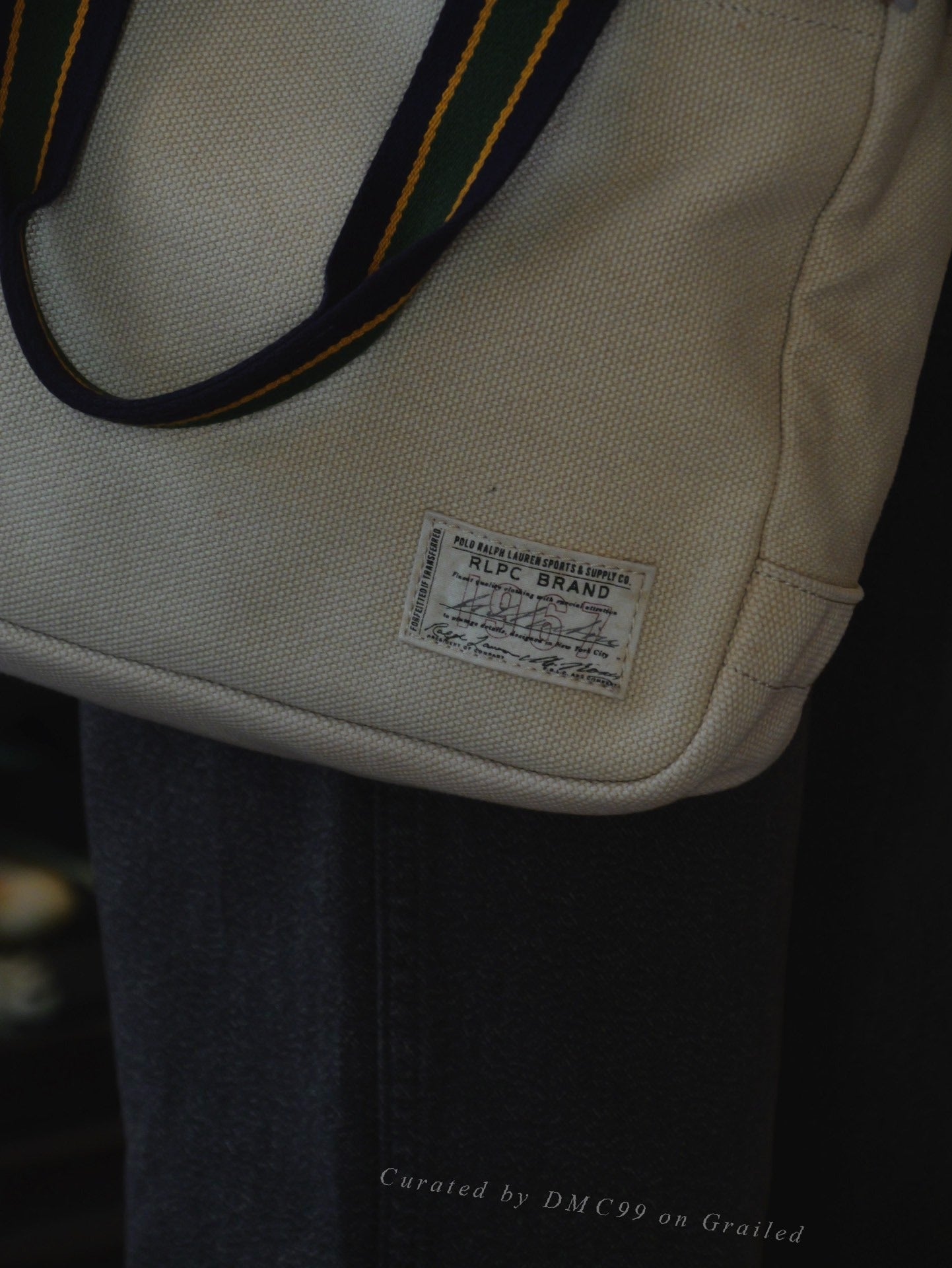 Ralph Lauren IVY Style Canvas Bag