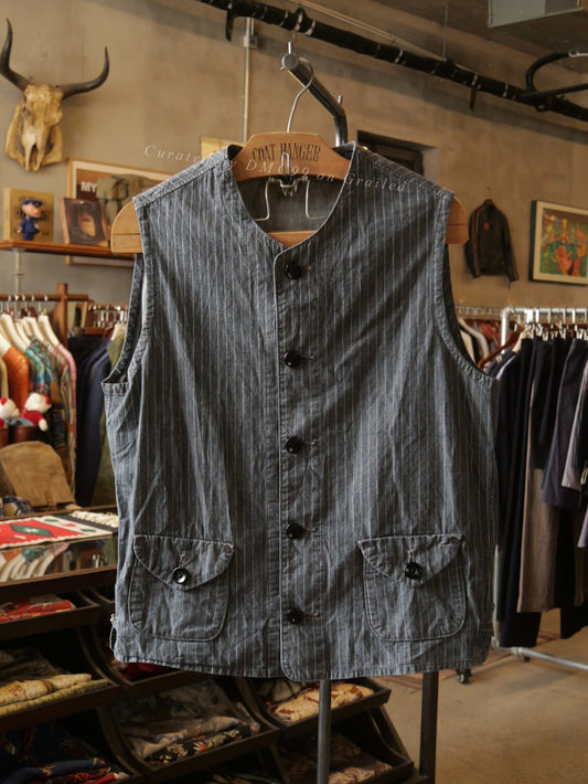 Kapital Discharge Stripe Thin Vest